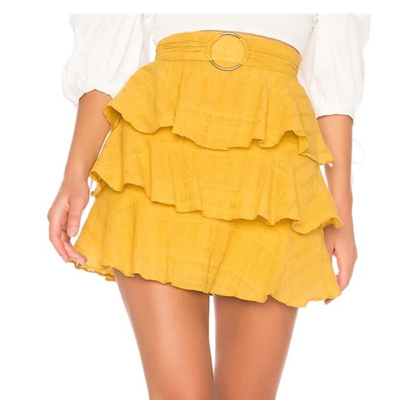 Tularosa ruffled mini skirt - Picture 2 of 11